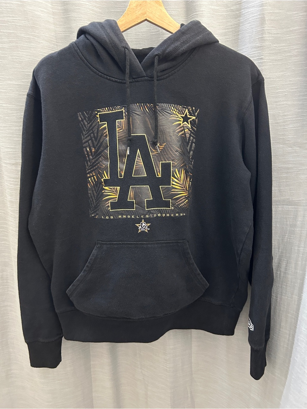 New Era LA Dodgers 2022 All Star Game Black Gold Hoodie Size M